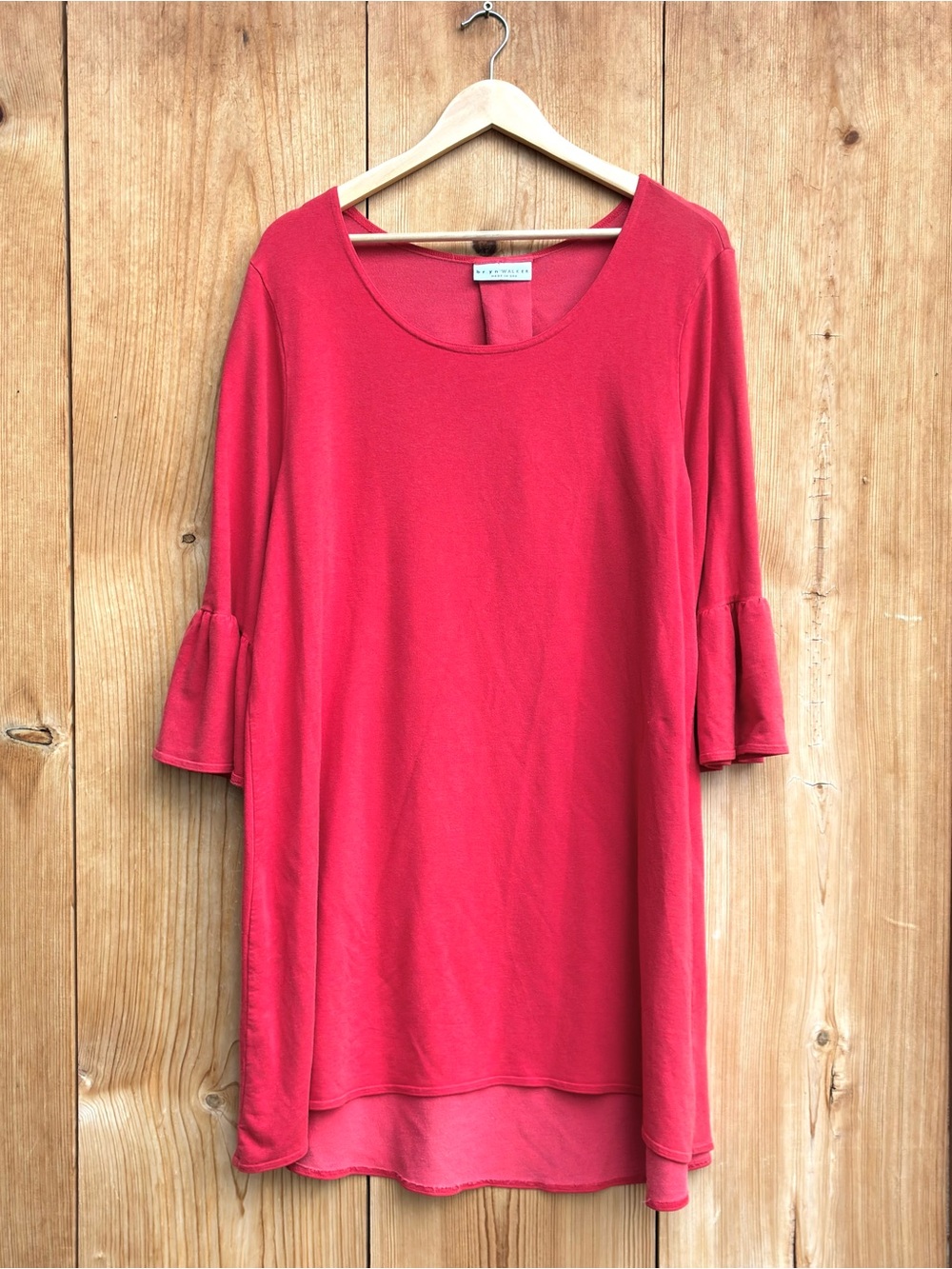 Bryn Walker Red Sweatshirt Dress Sz Medium